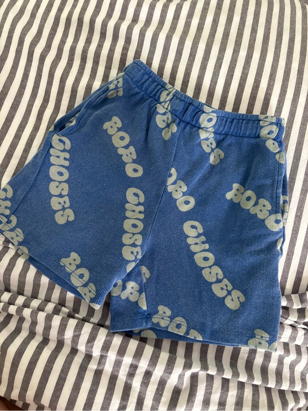 Bobo Choses Blue Logo Shorts